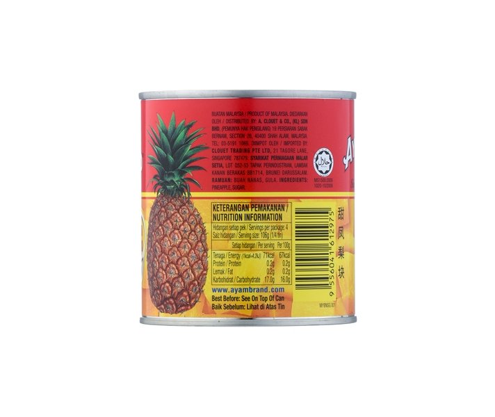 Ayam Brand Pineapple Chunks In Syrup