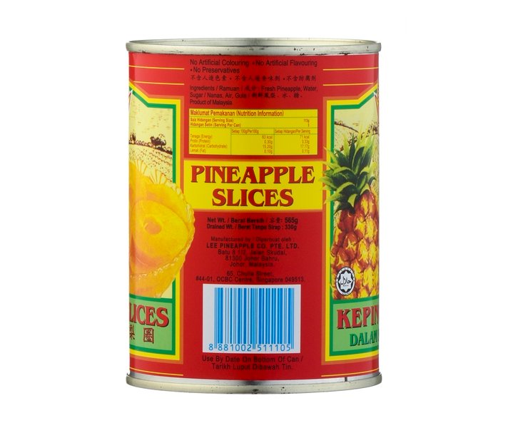 Lee Pineapple Slices In Syrup