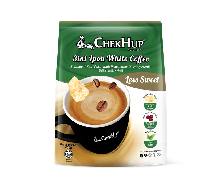 CHEK HUP 3 In 1 Ipoh White Coffee Less